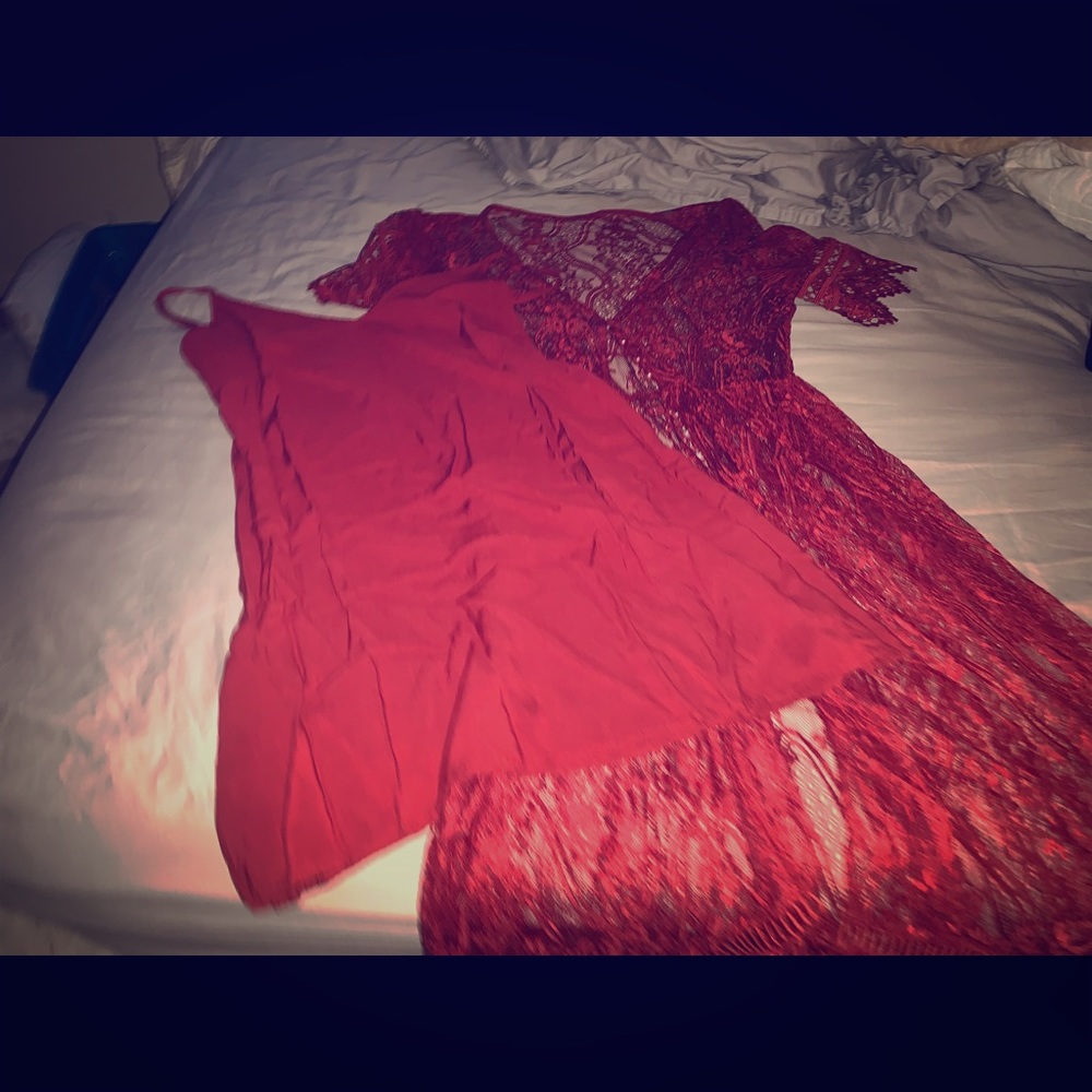 Boot barn western Dress slip with duster